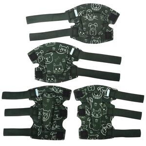 Simply Kids Protective Gear Set with Animal Print Knee and Elbow protectors